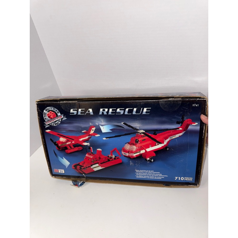 Ban Dai Sea Rescue‎ Builder Series 710 Pieces Helicopter Boat Building Set